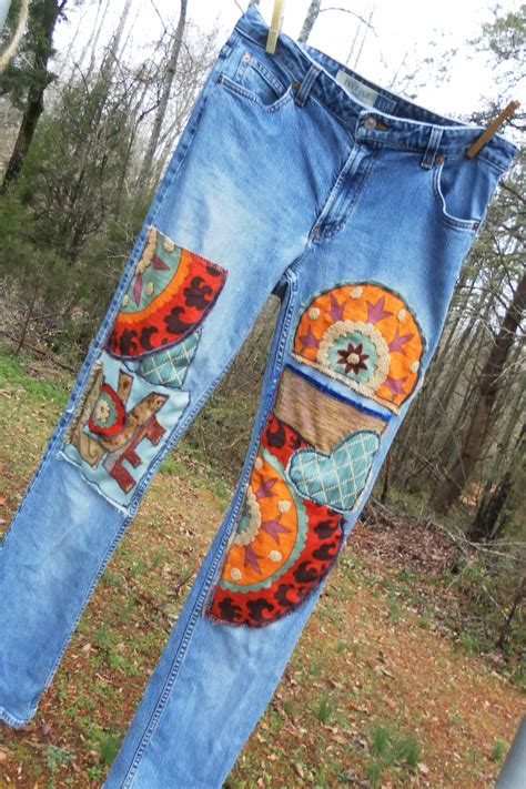 Sometimes you just need to patch the holes in your fav denim jeans ...