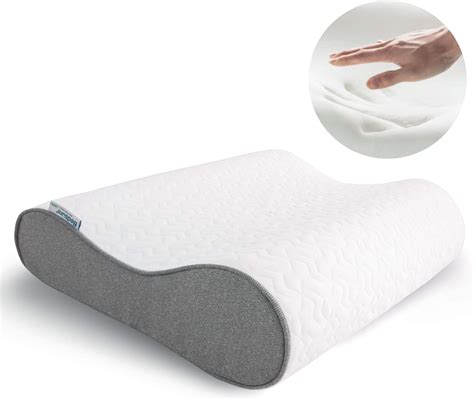 Best Cooling Memory Foam Cervical Neck Contour Pillow Made In The Usa ...