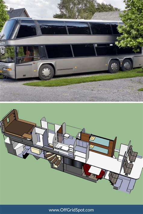 This double decker bus conversion shows how one man took a 1992, 90 ...