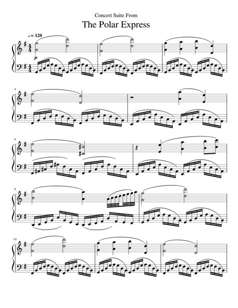 The Polar Express [WIP] Sheet music for Piano | Download free in PDF or ...