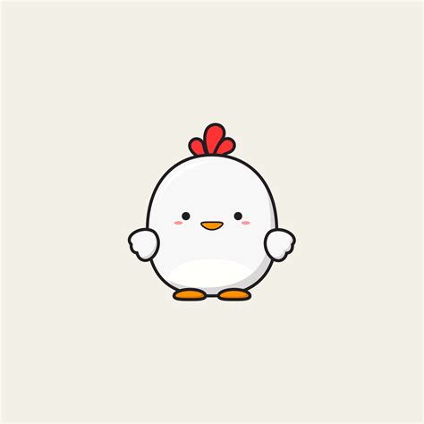 "Cute Rooster Chicken" Art Print for Sale by ennbe | Chicken drawing ...