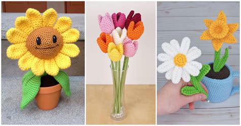 Top 3 Crochet Flower Amigurumi Patterns - Crochet Kingdom