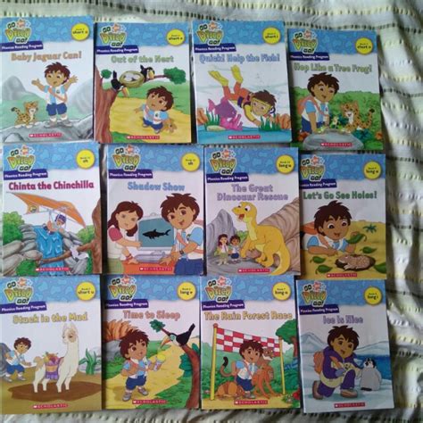 Go Diego Go Reading Programme 12 books Set 1, Hobbies & Toys, Books ...