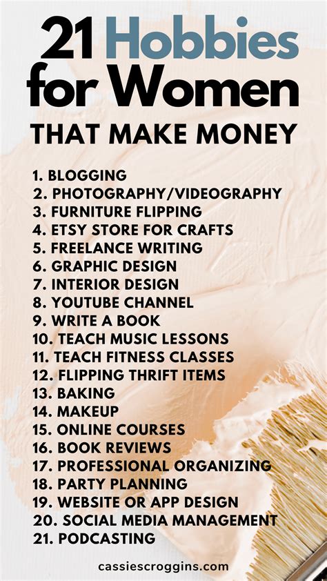 21 Best Hobbies for Women That Make Money in 2023