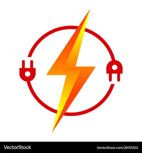 Electricity logo electric logo and icon design Vector Image