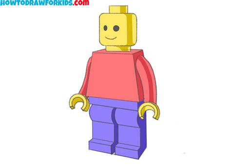 How to Draw Lego - Easy Drawing Tutorial For Kids