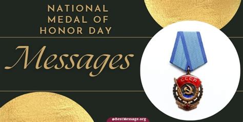 National Medal of Honor Day Messages and Quotes – Sample Messages