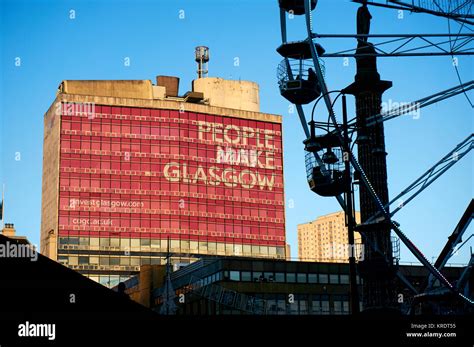 City of Glasgow w College building with a motto People Make Glasgow ...