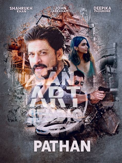 Pathan Movie Poster Srk - Etsy UK