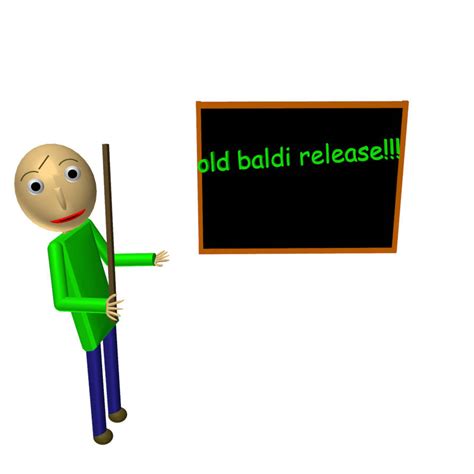 Old Baldi Model Release by sm64wariogamig3dmod on DeviantArt