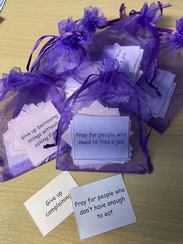 Lent Prayer Bags | Teaching Resources