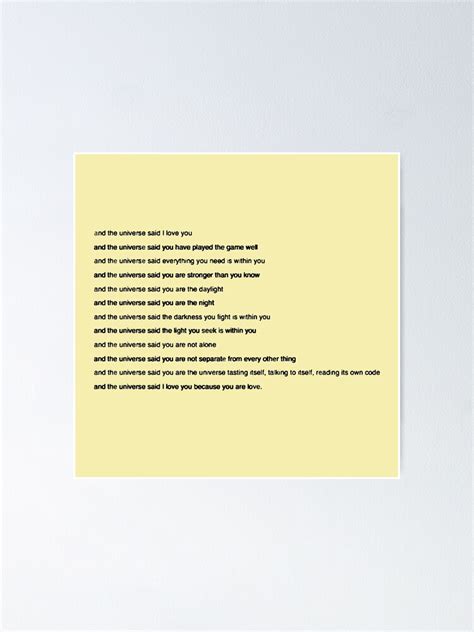 "minecraft end credits poem" Poster for Sale by Oreo-Cookie-22 | Redbubble