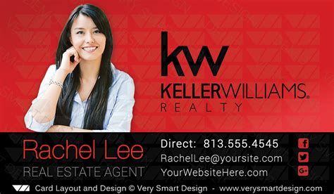 Keller Williams Real Estate Agent Business Cards for KW Agents 15I ...