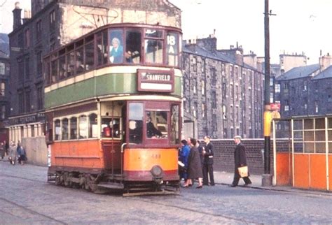 1950s Glasgow tram, this one bound for Shawfield ... | Glasgow, Glasgow ...