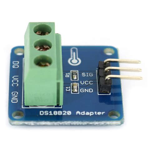 DS18B20 Adapter Module for Arduino for water temperature.