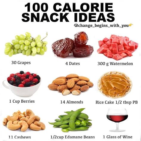 💥100 CALORIE HEALTHY SNACK IDEAS💥 - Hungry between meals? These snacks ...