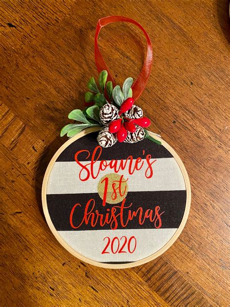 First Christmas Ornament Personalized Christmas Ornaments | Etsy