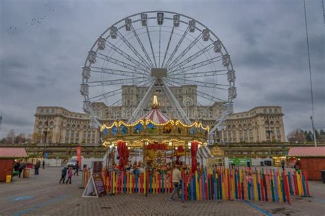 Bucharest Christmas Market 2023 Editorial Photography - Image of crowd ...