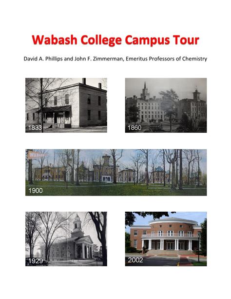 Wabash College Campus Tour Guidebook by Wabash College - Issuu