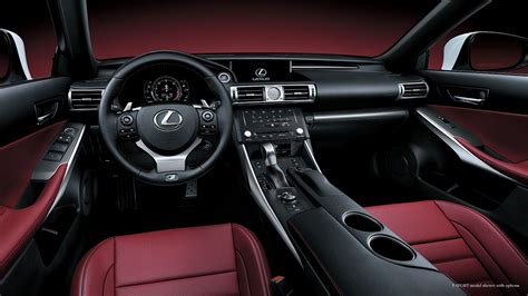 The Brilliant Red Interior Of The Lexus Rx 350 F Sport - Interior Ideas