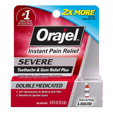 Orajel Severe Toothache & Gum Relief Cream, 0.33 Oz: Amazon.ca: Beauty