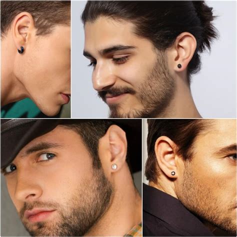 Best Men's Ear Piercing Ideas - Where to Buy Mens Earrings ...