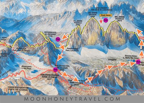 Dolomites Hiking Map