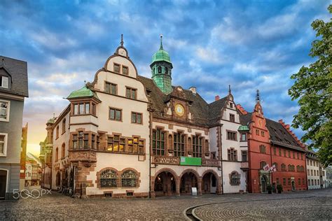 Old Town Hall on sunrise in Freiburg by Sergey Dzyuba on 500px ...