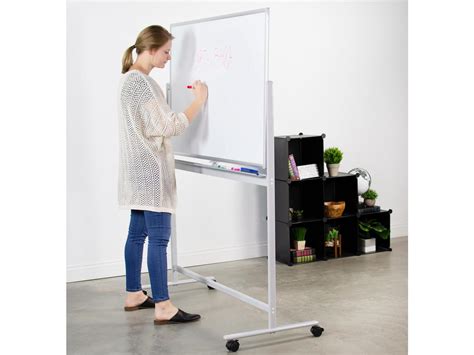 VIVO Mobile Dry Erase Board 48" x 32" Double Sided Magnetic Whiteboard ...