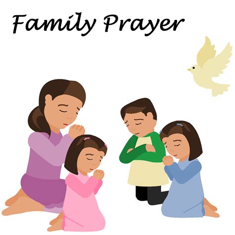 family praying together clipart - Clip Art Library