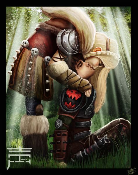 Hiccup And Astrid by justinwharton on DeviantArt