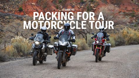 Packing List For 2 Week Motorcycle Trip | Reviewmotors.co