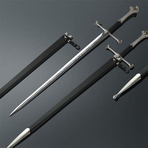 Anduril Sword of Narsil the King Aragorn movie replica sword