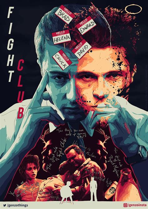 Fight Club (1999) [1280 x 1810] | Fight club poster, Club poster, Fight ...