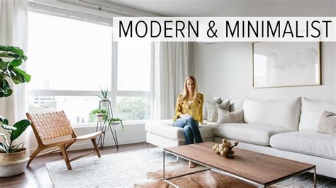 APARTMENT TOUR | my modern & minimalist living room tour - YouTube