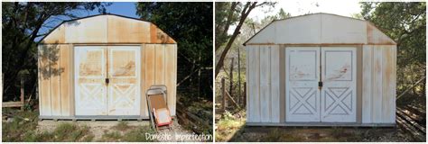 How to Paint a Rusty Metal Shed - Domestic Imperfection Metal Storage ...