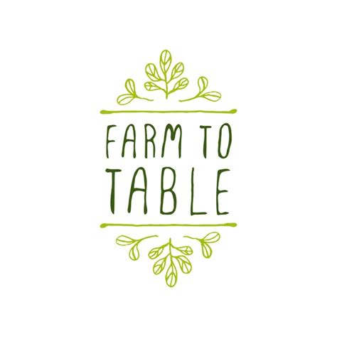 ᐈ Farm to table logos stock vectors, Royalty Free farm to table ...