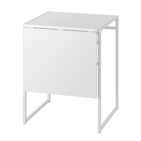 White Ikea Drop Leaf Table - Merteberte