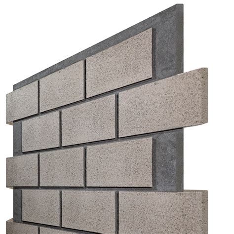 Faux CinderBlock Panels - Modern Washed Grey