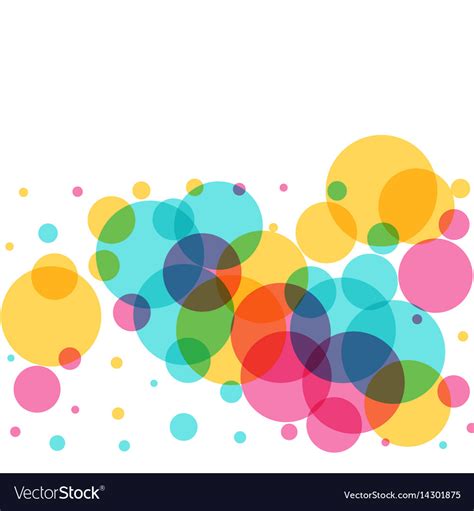 Abstract colorful circles background Royalty Free Vector