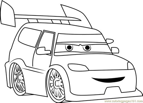 Angry Cars Coloring Page for Kids - Free Cars Printable Coloring Pages ...