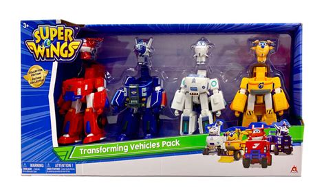 Super Wings Transforming Vehicles 4-pack | Toys R Us Canada