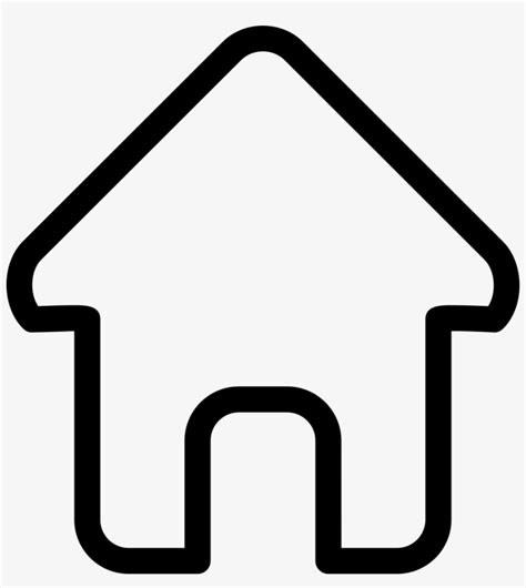 House Outline - - Transparent Background Home Icon Png Transparent PNG ...