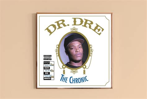 Dr Dre The Chronic Music album cover celebrity art canvas | Etsy