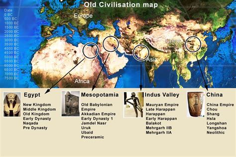 World Map Of Ancient Civilizations