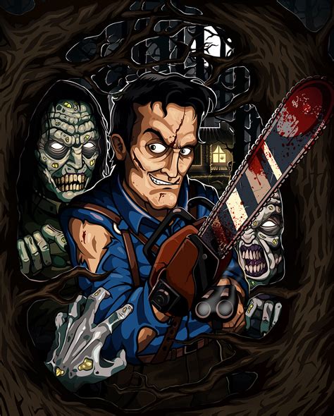 EVIL DEAD fan art on Behance