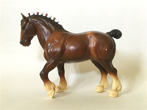 Vintage Breyer Horse Model Clydesdale Stallion Bay | Etsy | Clydesdale ...