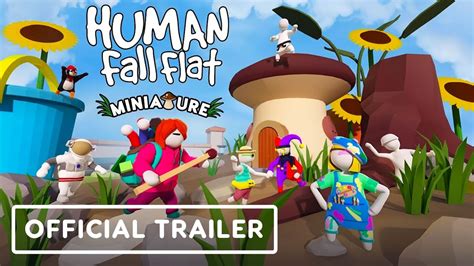 Human: Fall Flat - Official Miniature Level Launch Trailer - YouTube