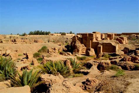 Ruins of the North Palace of Nebuchadnezzar II, Babylon (Illustration ...