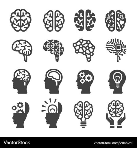 Brain icon Royalty Free Vector Image - VectorStock